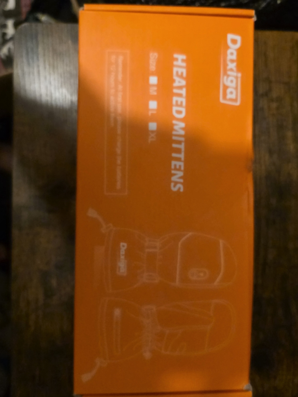 Heated Mittens - Orange